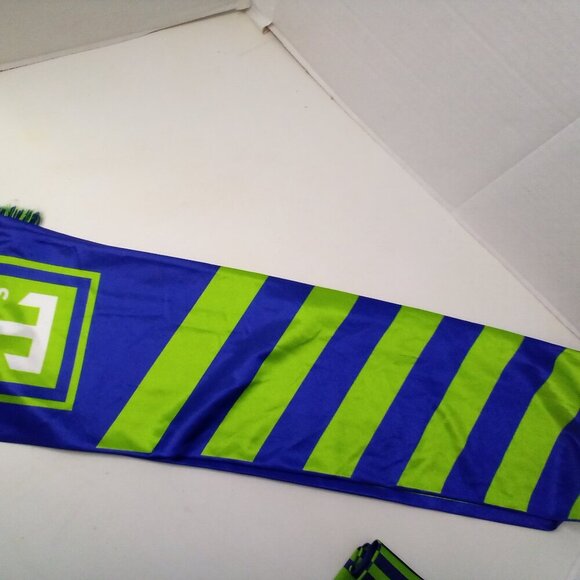 Greenville Triumph Scarf Lot of 2 FC Soccer Club Green Blue Greenville SC - Picture 3 of 8